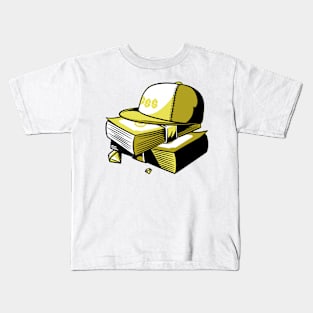 Hustle Design With Dollar Signs Money And Diamonds Yellow Kids T-Shirt